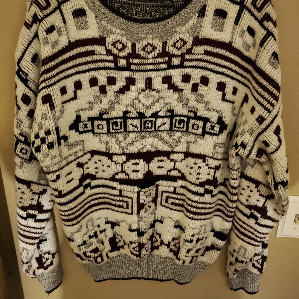 Expressions knitted sweater